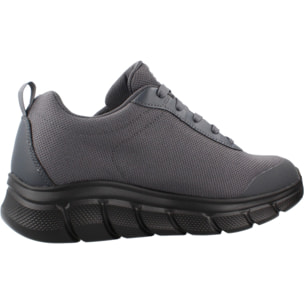 Sneakers De  Hombre Bobs B Flex - Rainy Edge Gris