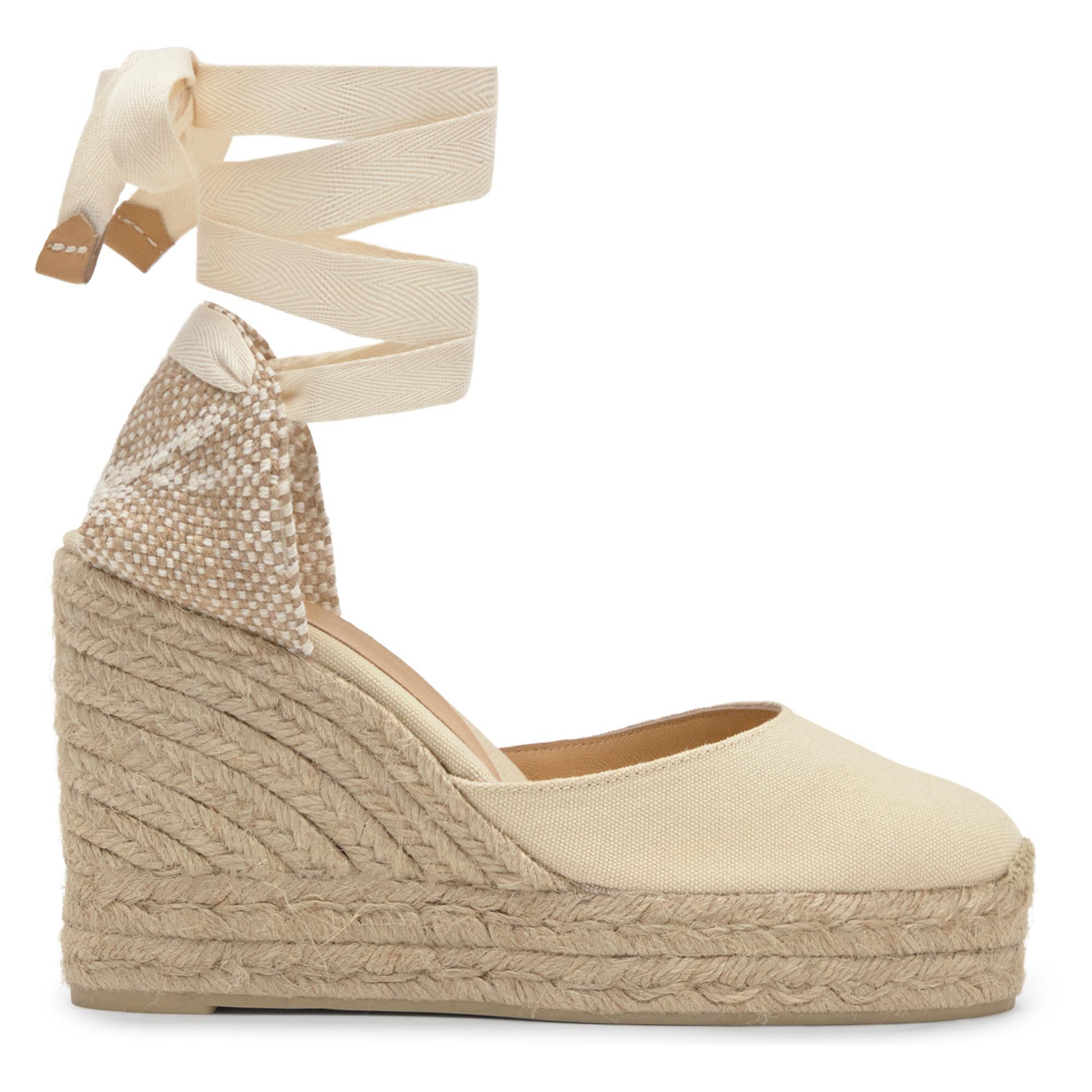 Alpargata Carina cuña de yute 11cm doble plataforma