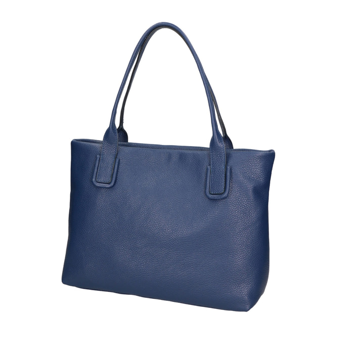 Borsa a spalla da donna - Modello Lorena - Vera pelle - 39.0 x 26.0 x 11.0 cm