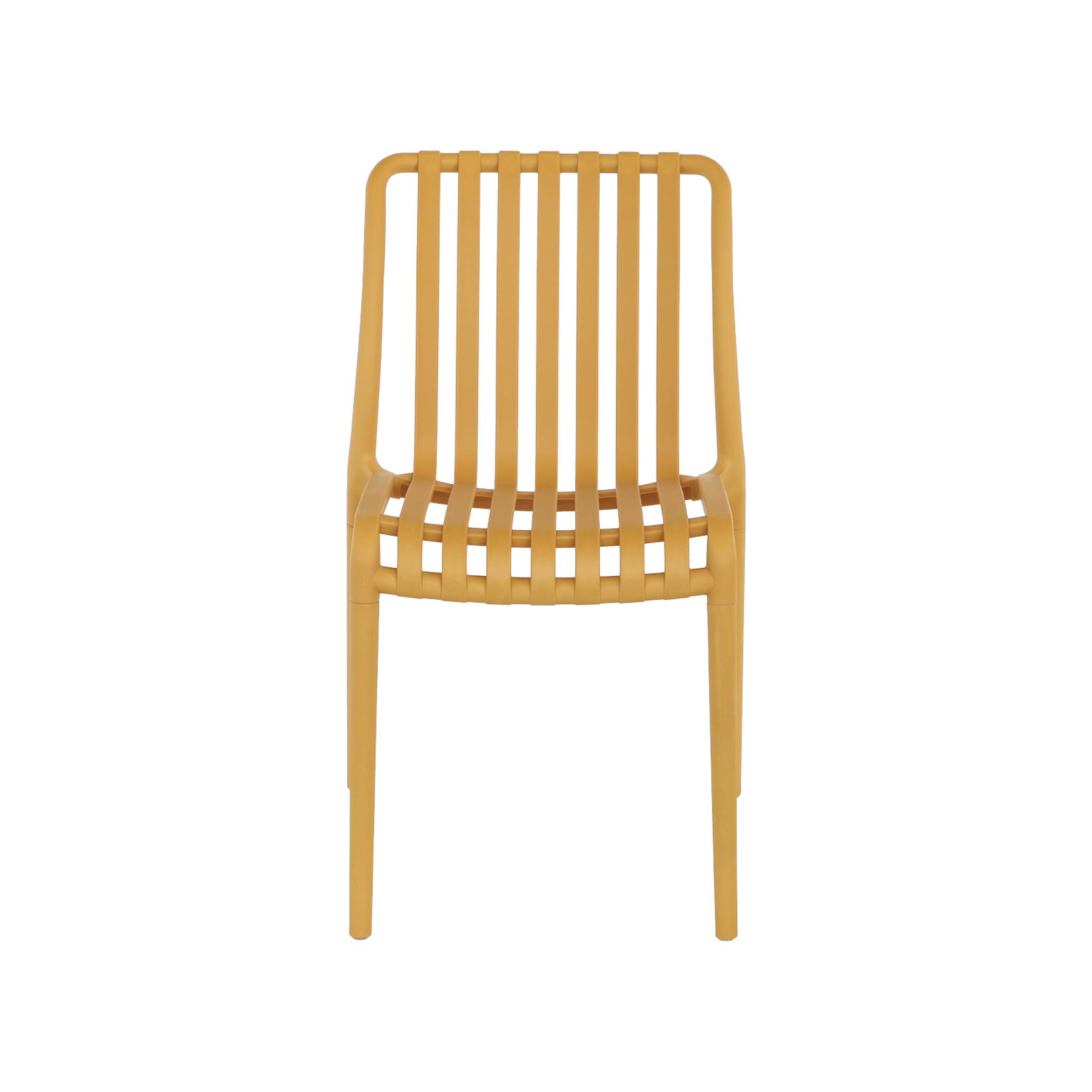 Chaise de jardin empilable plastique (lot de 4) AGATHE CHAISES