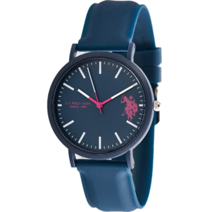 Orologio U.S. Polo Assn. In silicone blu