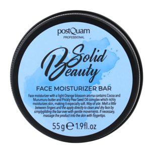 Barre hydratante solide pour le visage