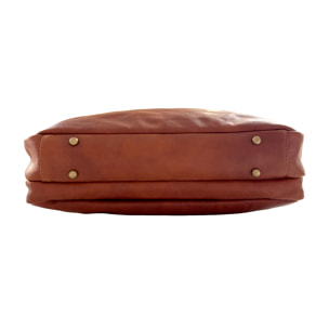 Borsa Ventiquattrore Unisex Borsa Portadocumenti da Lavoro in Pelle