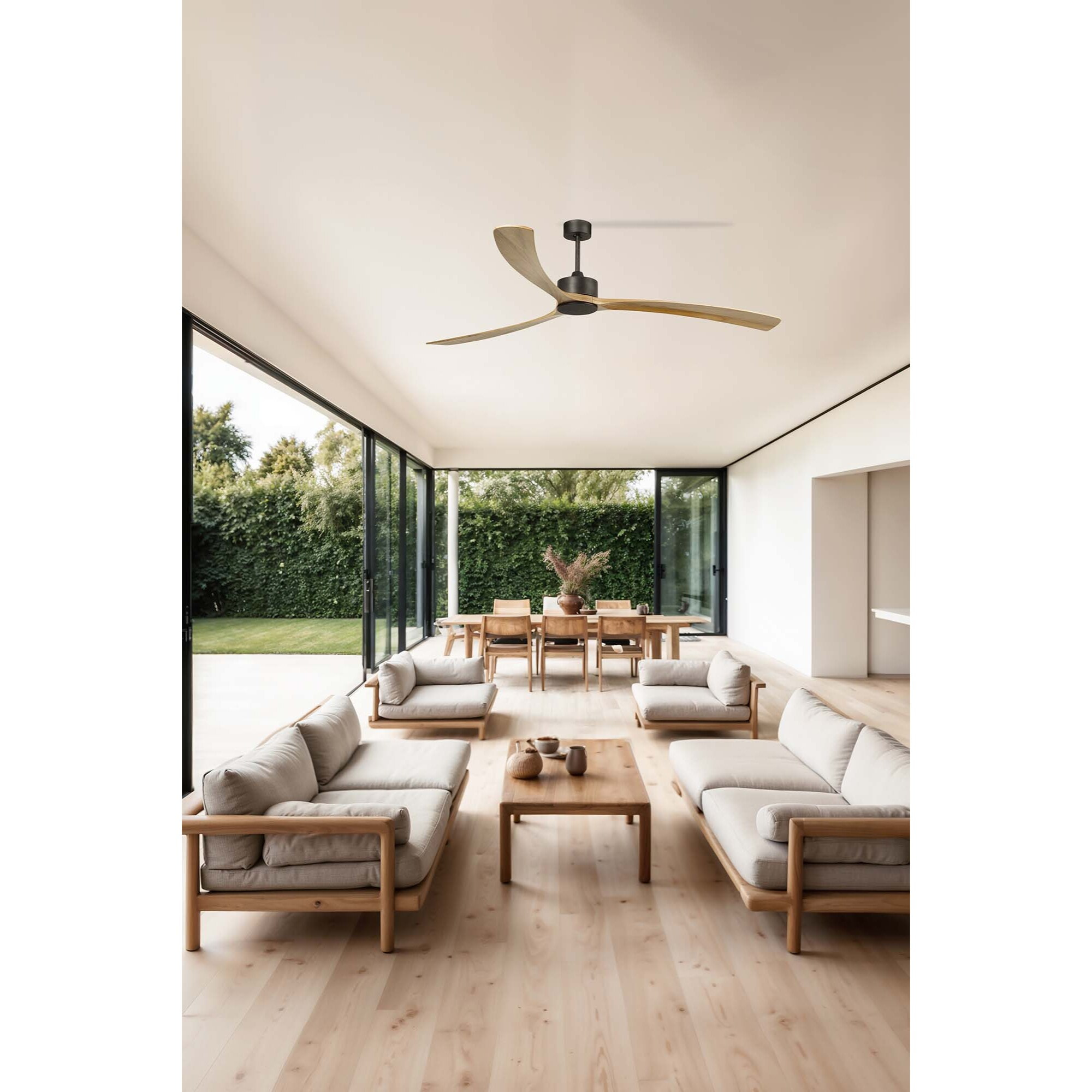 KAUAI XXL Ventilador de techo marrón