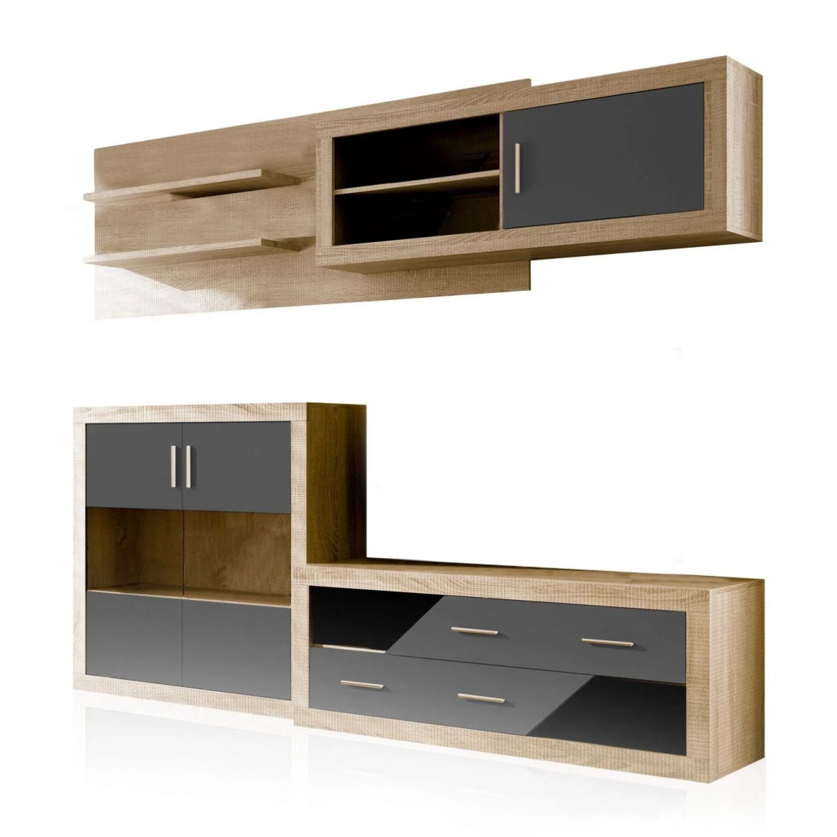 Salón Nuka V3 Cambria - Grafito