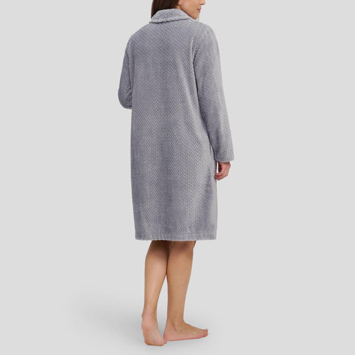 Bata larga gris