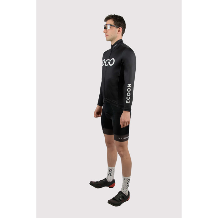 Maillot de manga larga ECOON modelo Mont Ventoux en color Negro