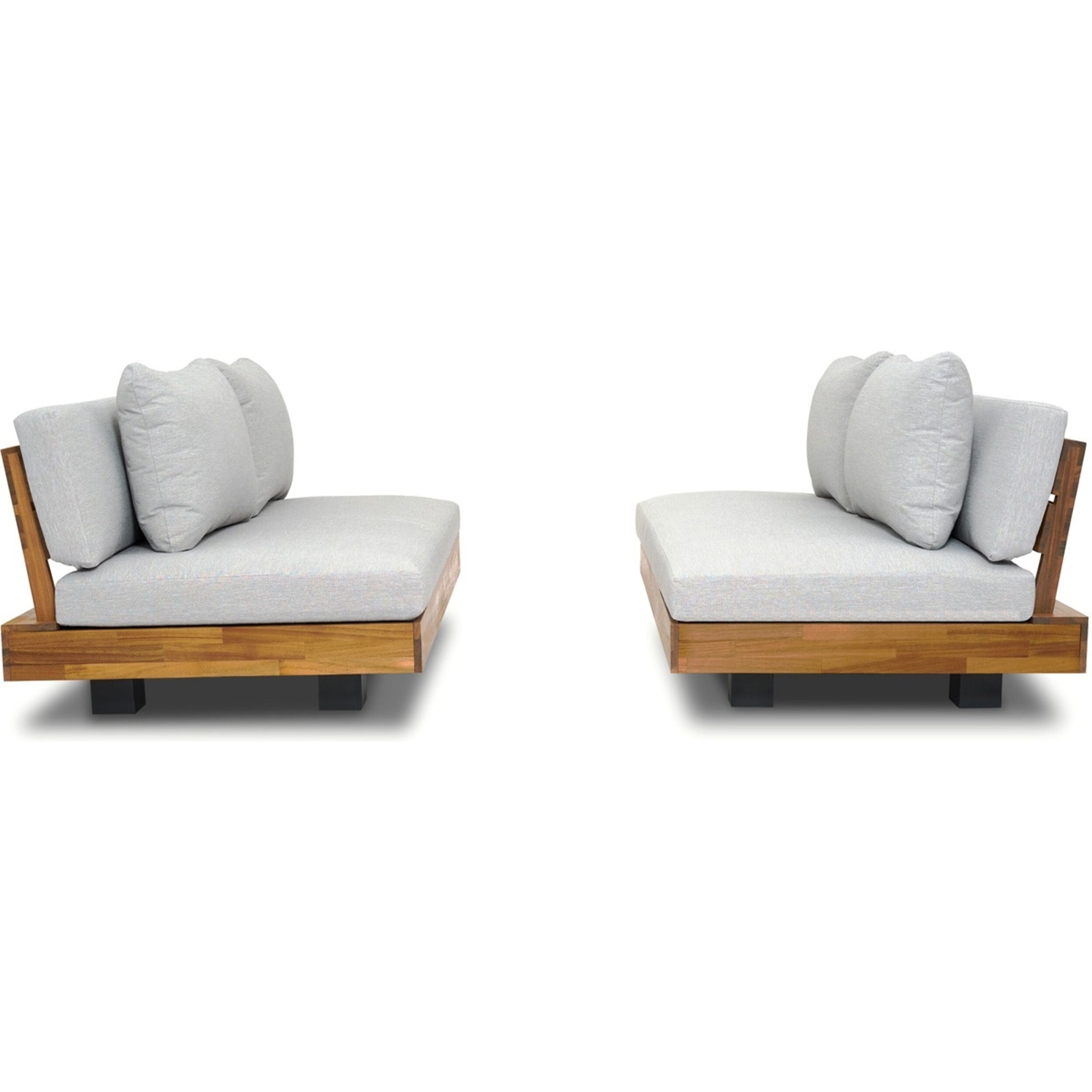 Salon de jardin 4 places en bois FSC - CAPRI