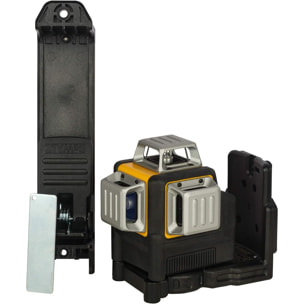 Laser 3x360° 10.8V - Faisceau rouge - DEWALT - avec Batterie 10.8V 2.0Ah et chargeur - accessoires - coffret - DCE089D1R