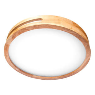 FORLIGHT PLAFÓN IP20 LU LED 35.5W BLANCO NEUTRO - 4000K ON-OFF MADERA CLARA