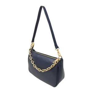 Chicca Borse Pochette Clutch  Blu Scuro