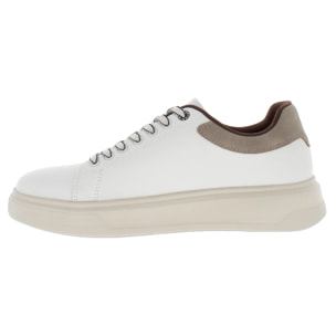 Armata di Mare Scarpe Uomo Court Maxi Sneakers Casual con Soletta Rimovibile in Memory Foam AMU W24M609 Off White Beige