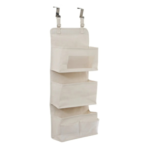 Rangement porte en tissu Dressy Plus beige