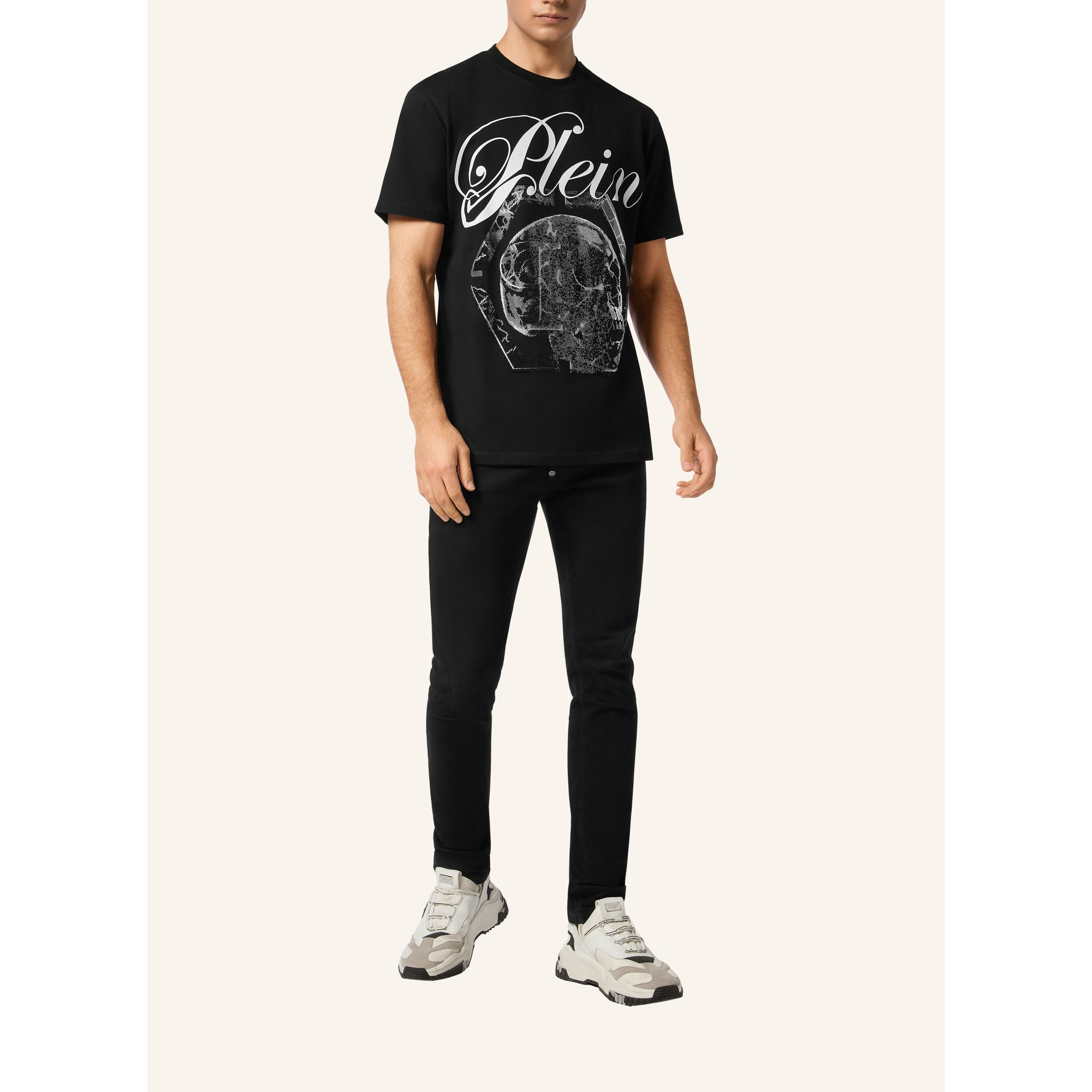 PHILIPP PLEIN T-shirt girocollo a maniche corte SKULL