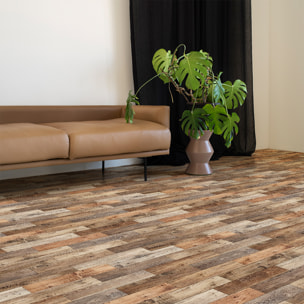 Revêtement sticker sol - PARQUET BOIS DU COLORADO - Rouleau adhésif Protection Anti-dérapant