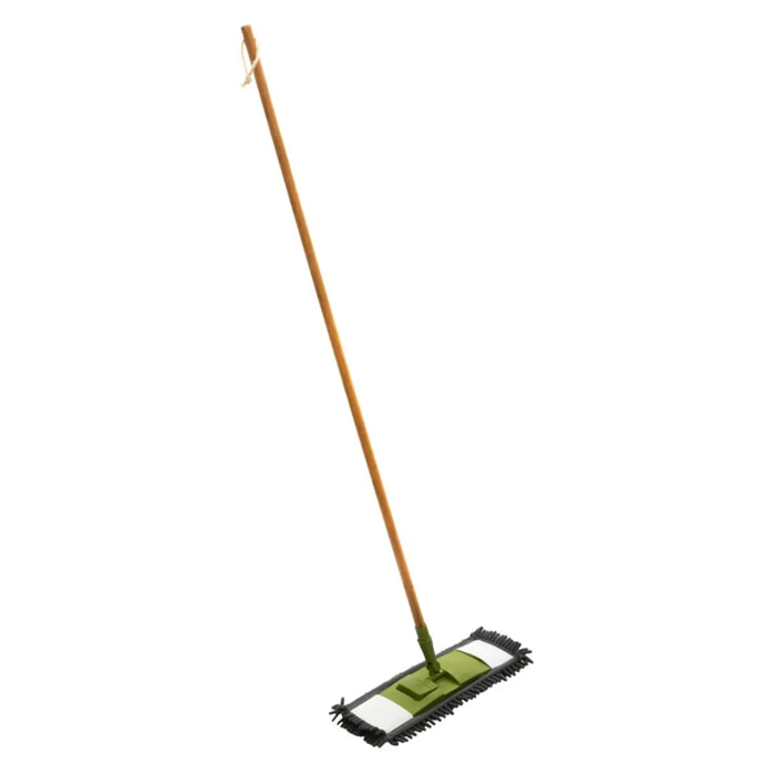 Balai microfibre manche bambou "Wood & Clean"