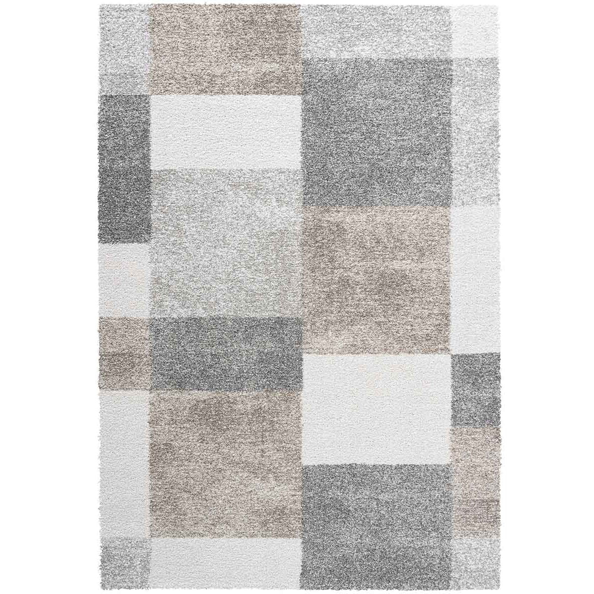 Tappeto Disegno Geometrico Soggiorno Salotto Grigio Tortora Beige