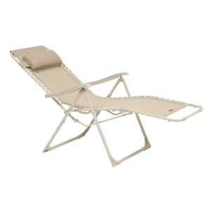 Fauteuil de jardin Silos beige lin