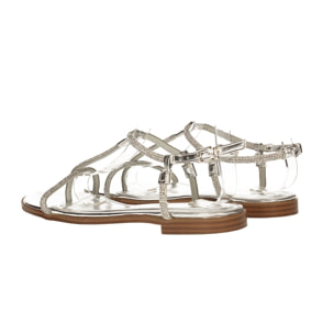 Sandali Donna Tata Italia Argentato