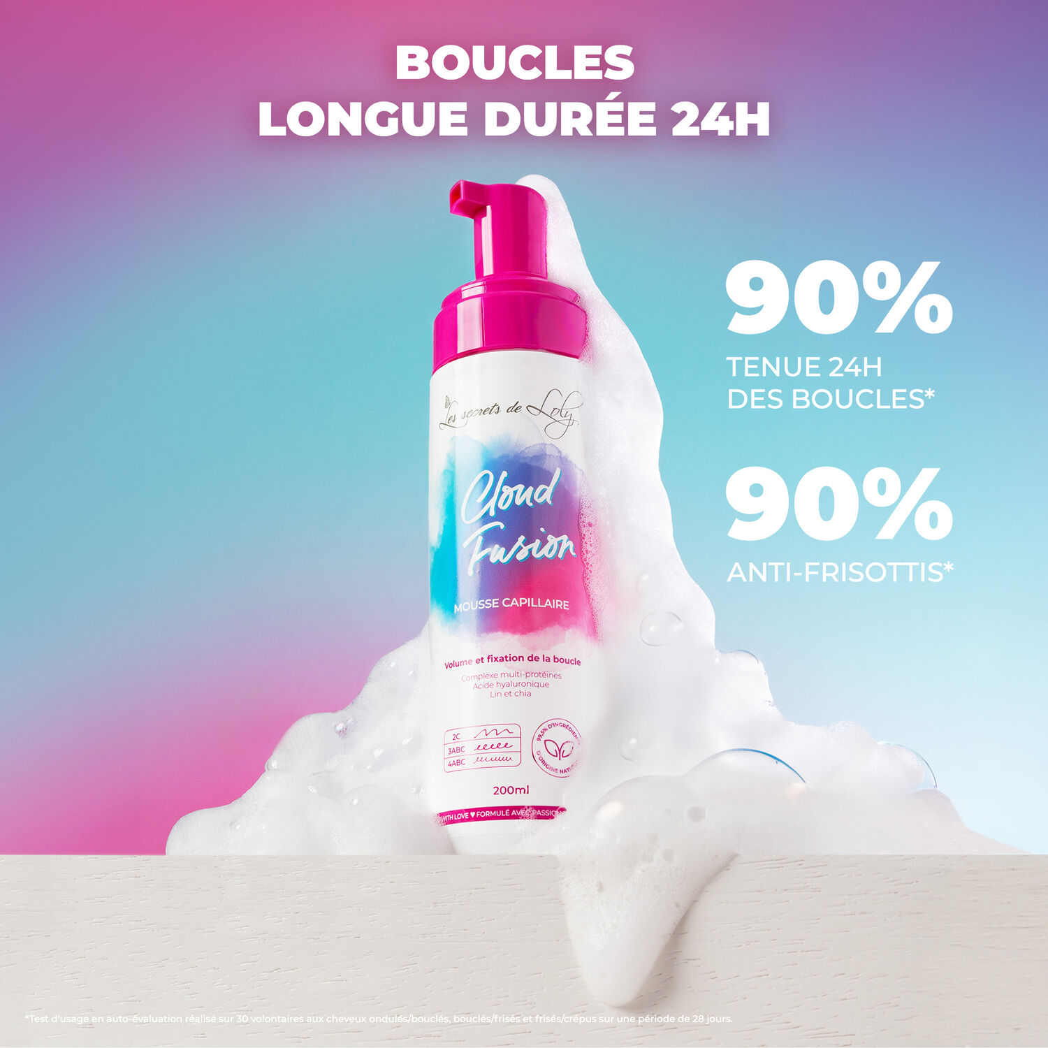 Cloud Fusion - Mousse Capillaire Fixante 200ml