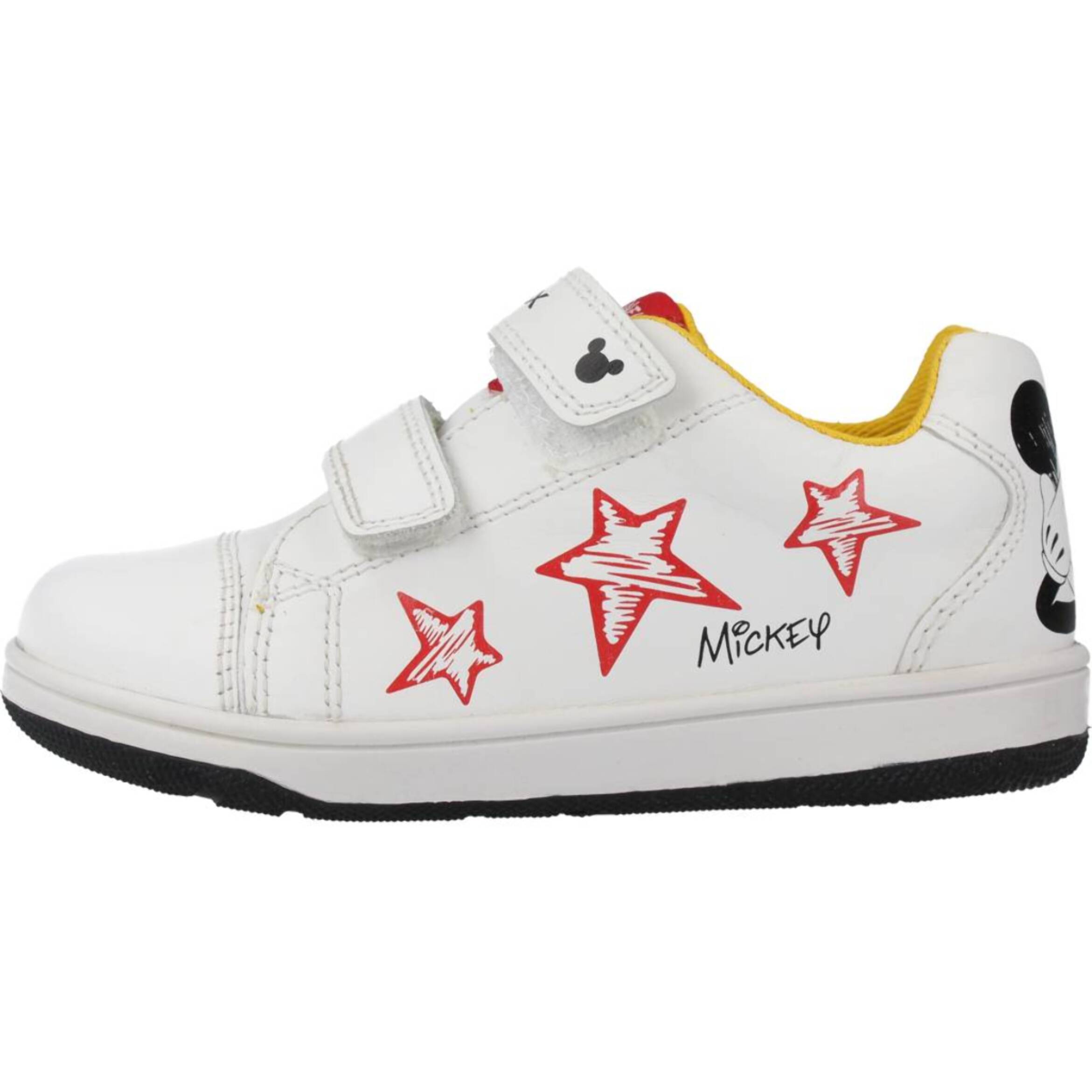 Zapatillas Niño de la marca GEOX  modelo B NEW FLICK BOY A BLANCO