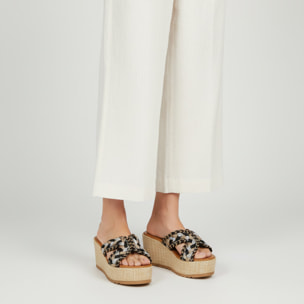 Ciabatta - tacco 6,5 cm - plateaux 4,0 cm