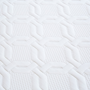 Matelas Amboise, Soutien Ferme, 24 cm, Mémoire de Forme & Mousse Haute Densité, Fabrication Française, Déhoussable