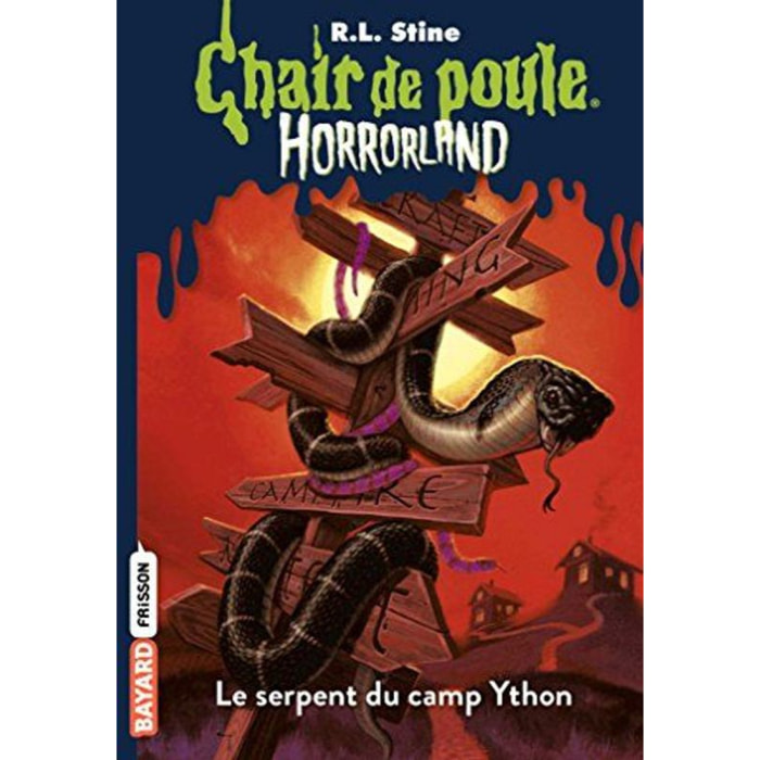 Stine, R.L | Horrorland, Tome 09: Le serpent du camp Ython | Livre d'occasion