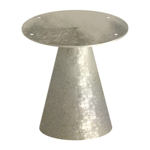 ArtÃ¹ - Base a cono per tavolo da pranzo rotondo, metallo colore ottone
