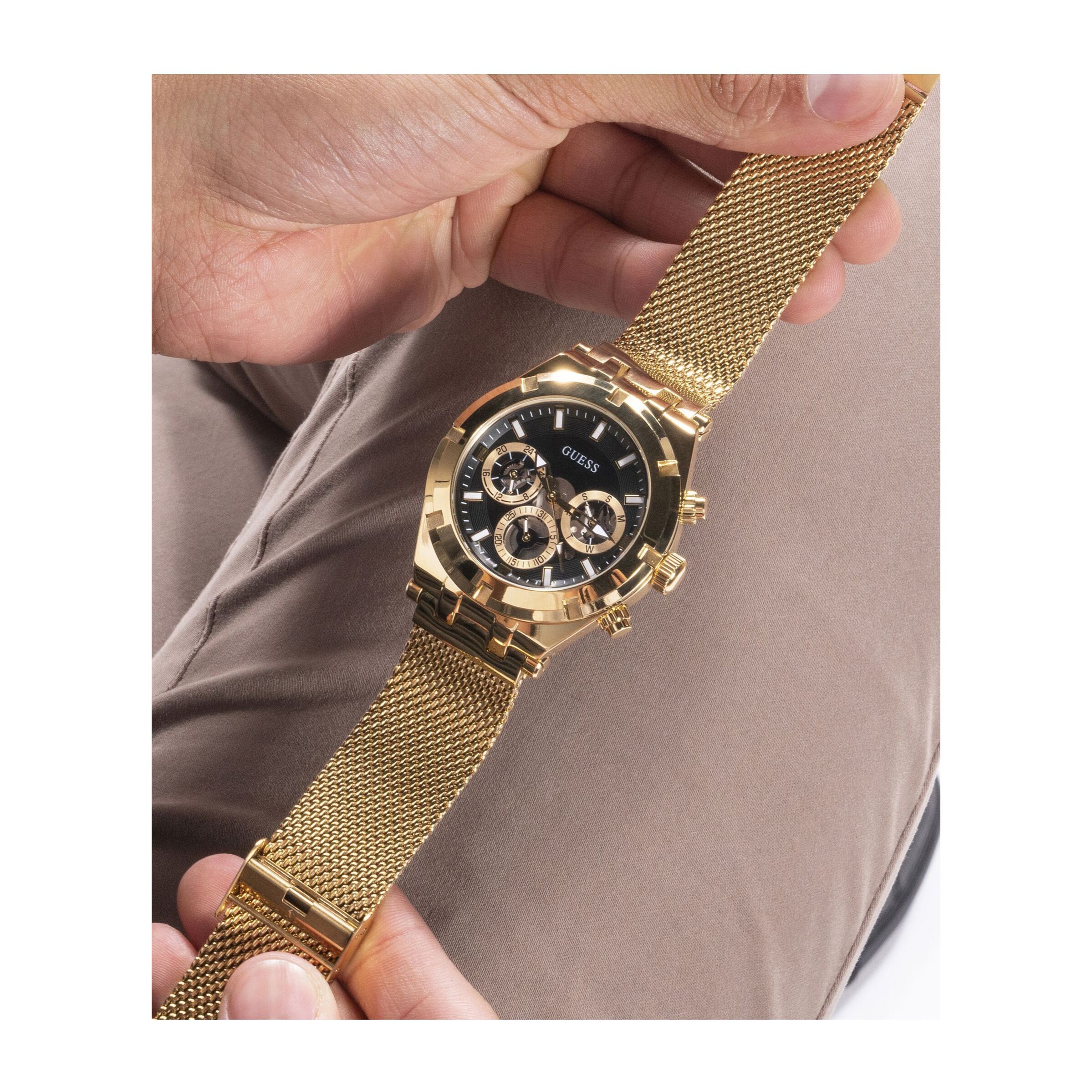 Guess Orologio Cronografo Al Quarzo Continental