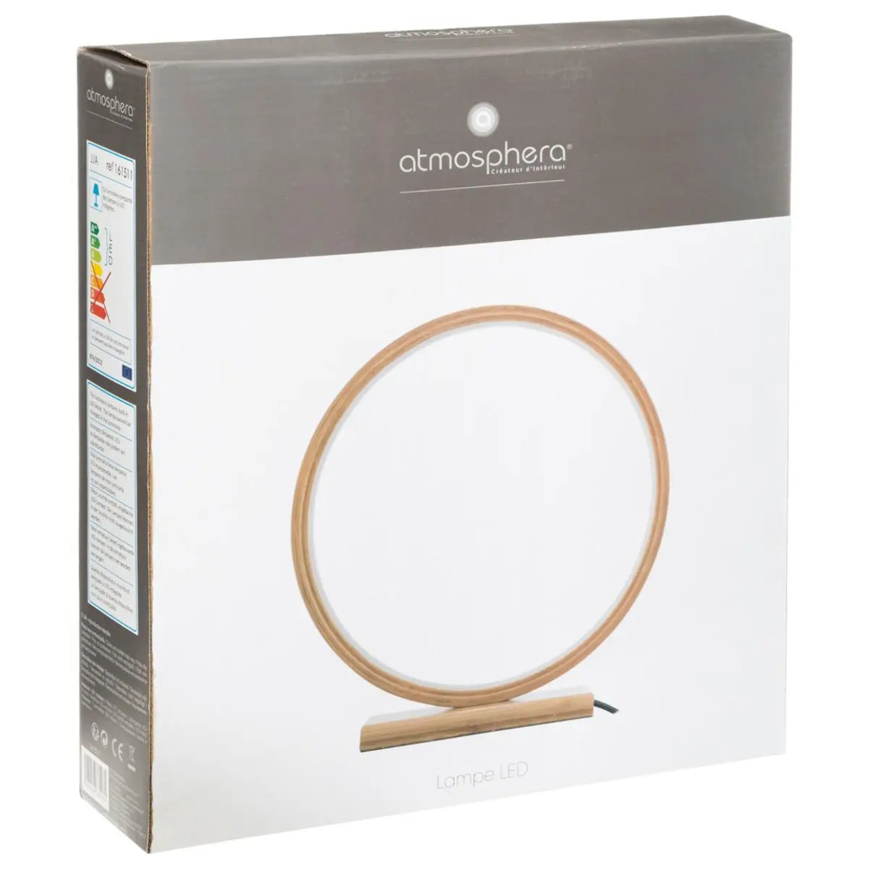 Lampe LED "Stela" bambou H32cm
