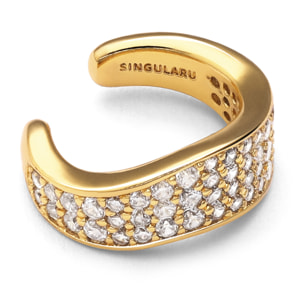 Pendiente Suelto Ear Cuff Scarlett Baño Oro