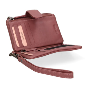 Portafoglio donna in vera pelle - Modello False - Casual - 13.5 x 10.0 x 3.0 cm