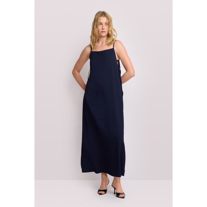 Kocca - Abito lungo con spalline sottili Donna, Tinta unita, Scollo quadrato