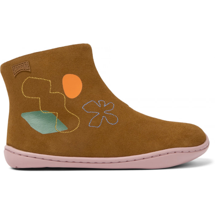 CAMPER Peu Cami Twins - Botines Marrón Infantil Unisex