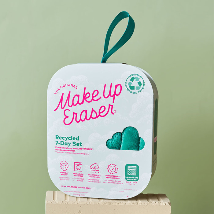 Recycle Green 7-Day Set - Coffret Serviette Démaquillante Réutilisable x7