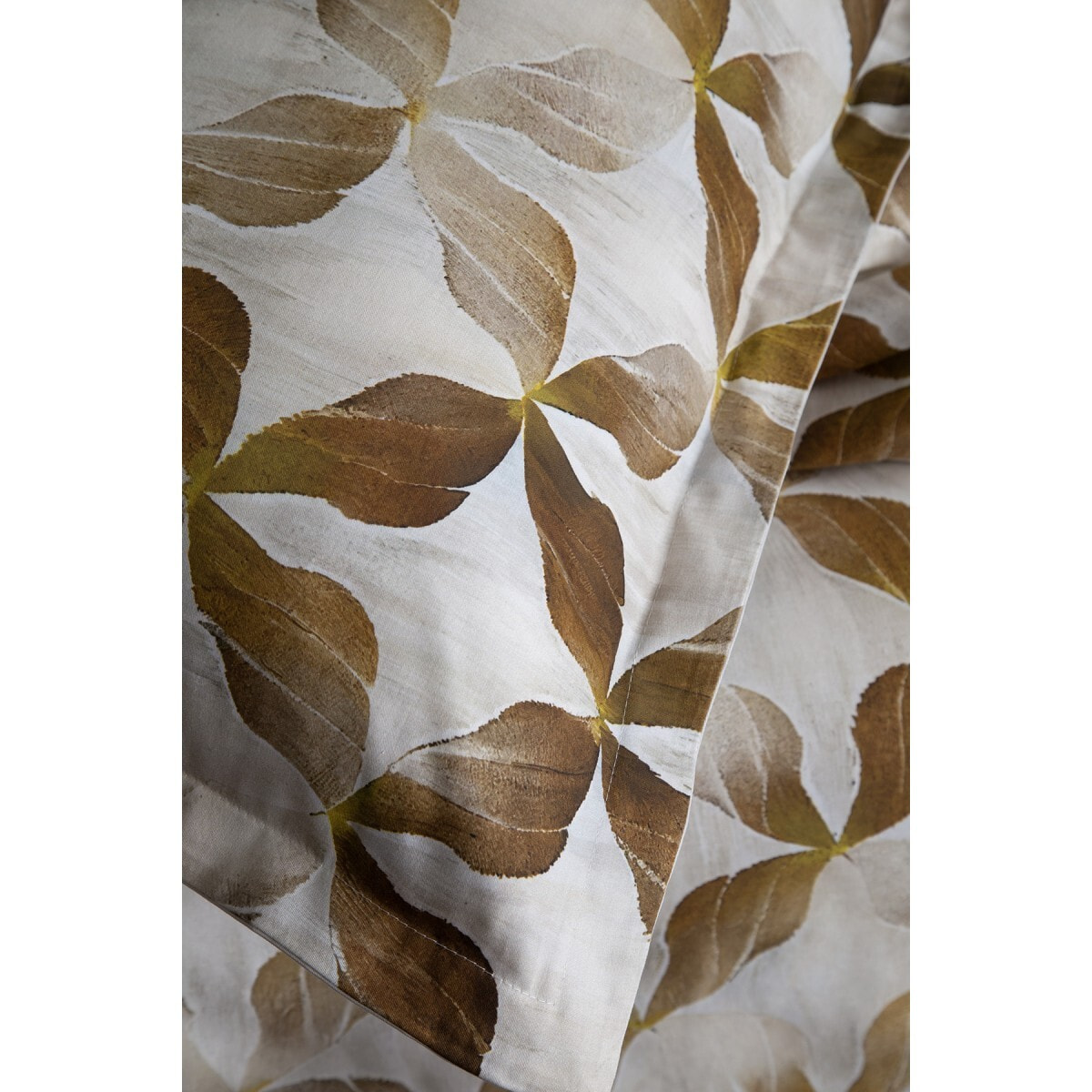 Housse de couette + taies oreiller satin de coton "Illusion"