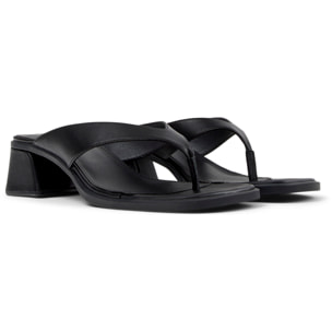 Sandalias - CAMPER Kora Sandal - Negro - Cuero liso