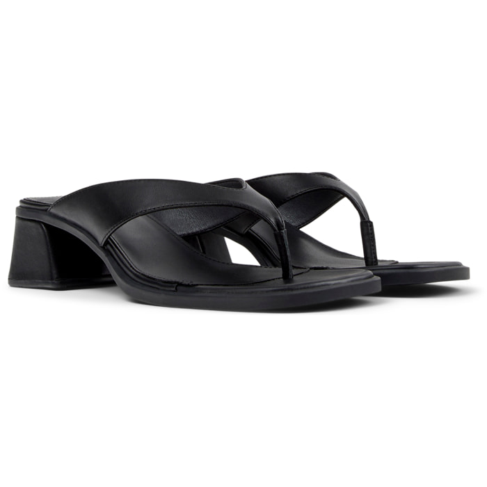 Sandalias - CAMPER Kora Sandal - Negro - Cuero liso