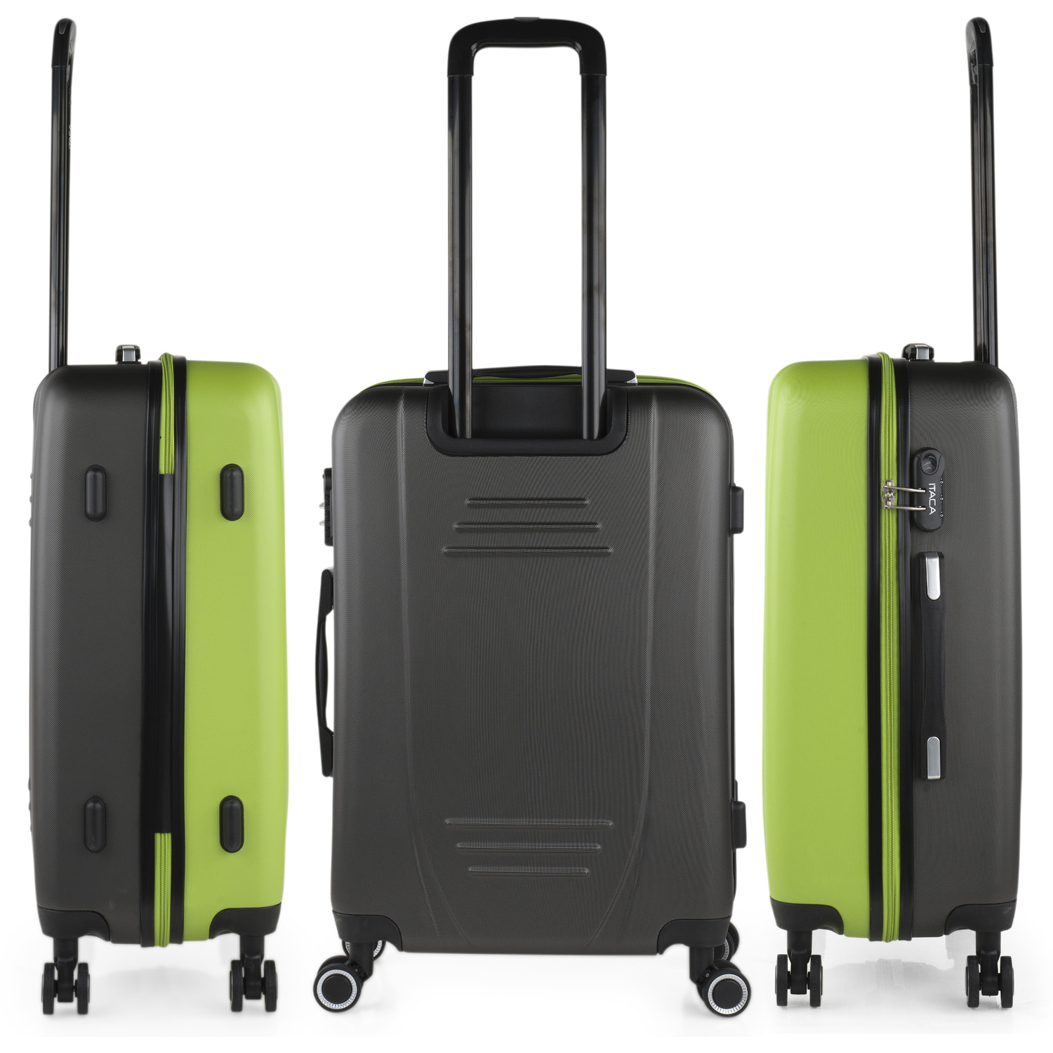 Maleta Itaca Tiber Set De 2 Unidades Pistacho-Antracita