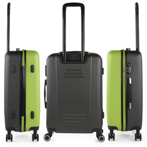 Maleta Itaca Tiber Set De 2 Unidades Pistacho-Antracita