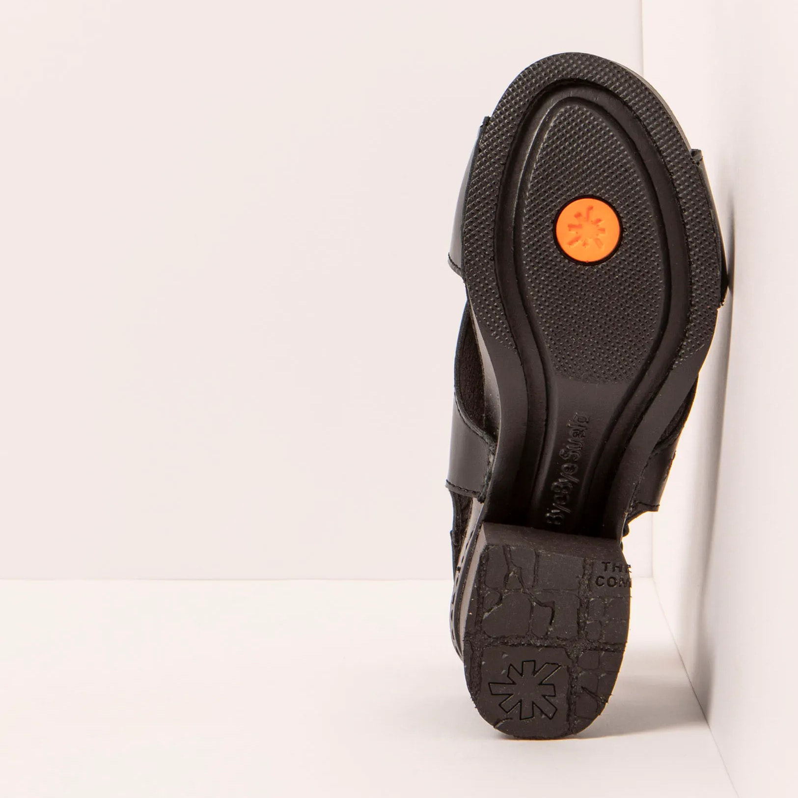 Sandalias con tacón 1878 NAPPA SHINNY BLACK/ I WISH color Black