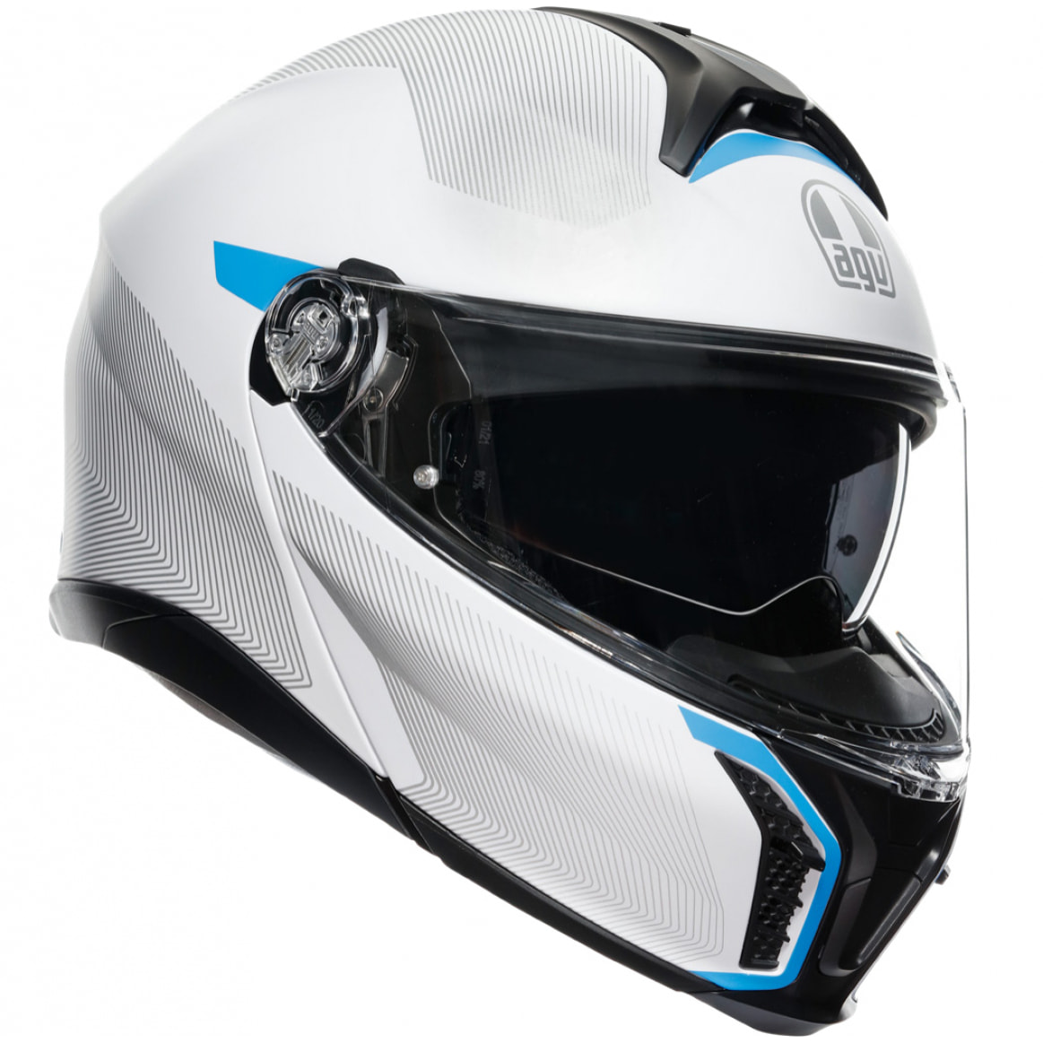 CASCO TOURMODULAR E2206 MULTI MPLK FREQUENCY LIGHT GREY/BLUE  AGV