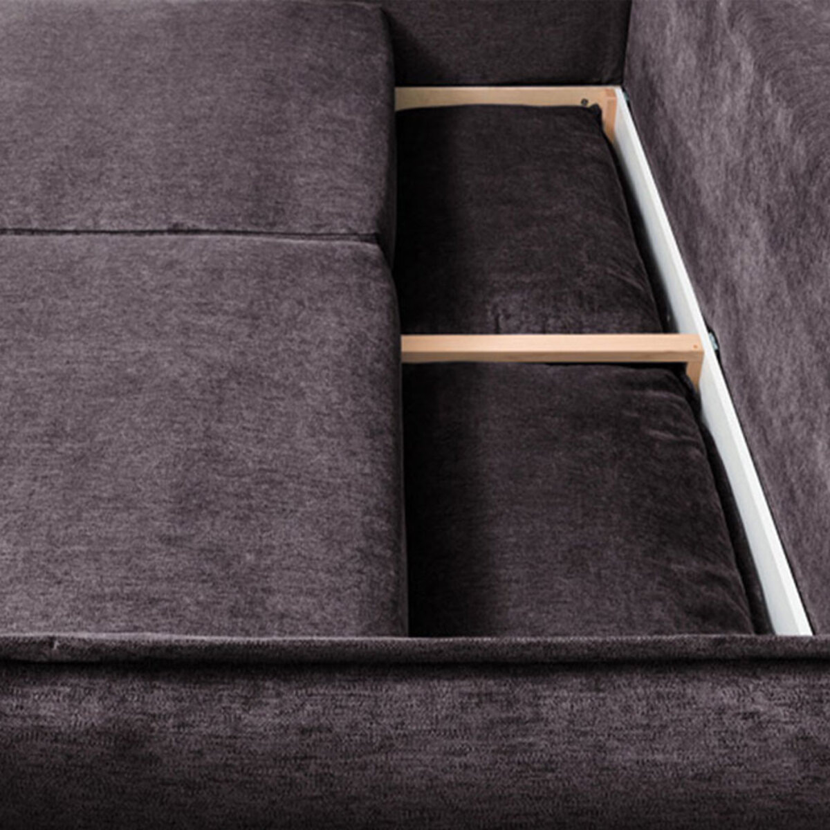 Canapé Tissu Droit Convertible Verduro - 3 Places