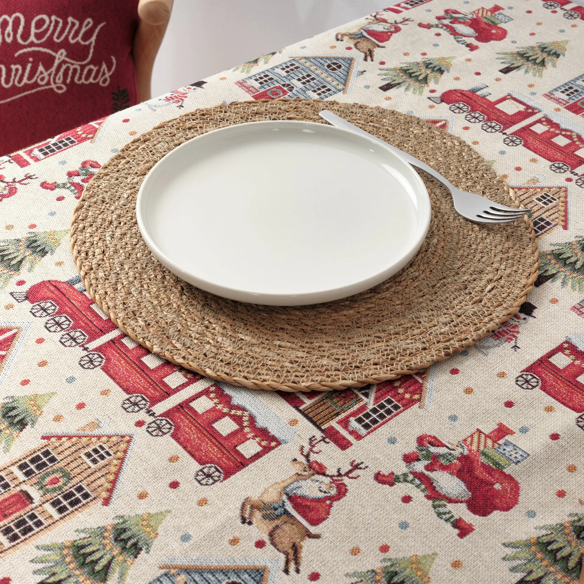 Nappe anti-taches premium jacquard 33761B