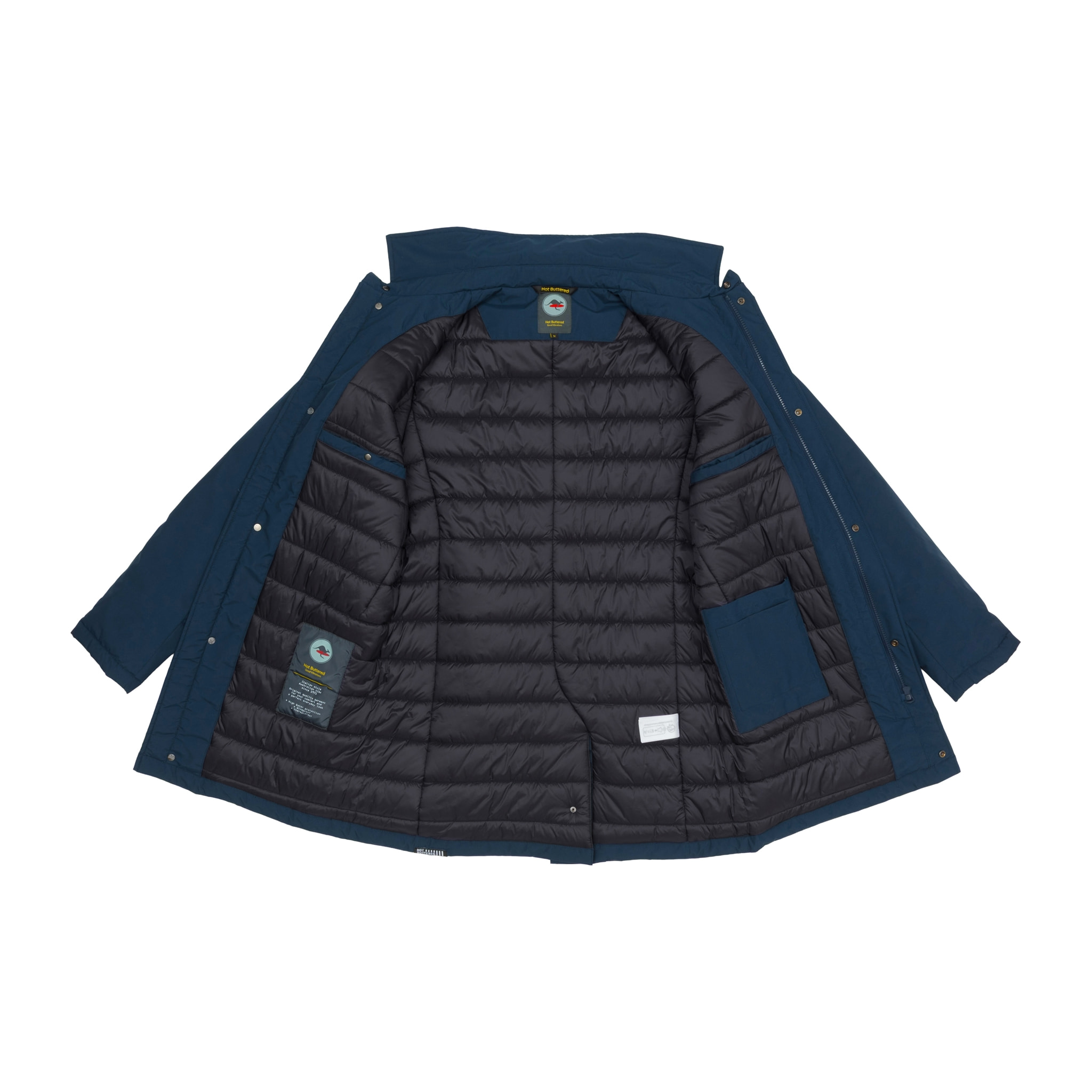 Chaqueta Hot Buttered térmica impermeable Awanui azul marino