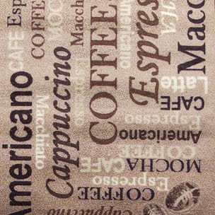 Tapis de cuisine motif texte MAFI