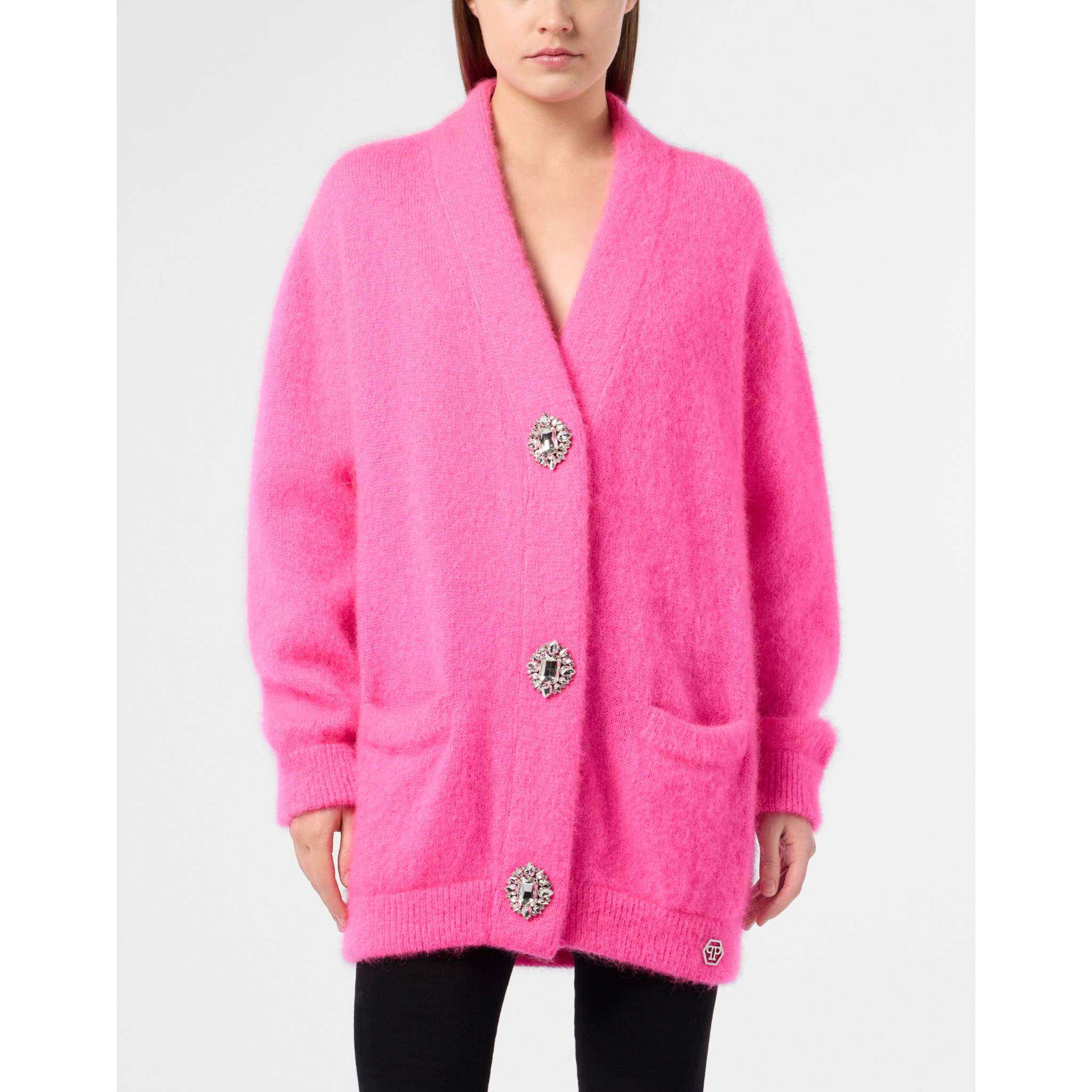 PHILIPP PLEIN Cardigan Hexagon Fluo