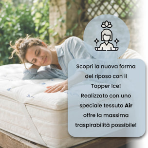 TOPPER AIR TRASPIRANTE CON ELASTICI
