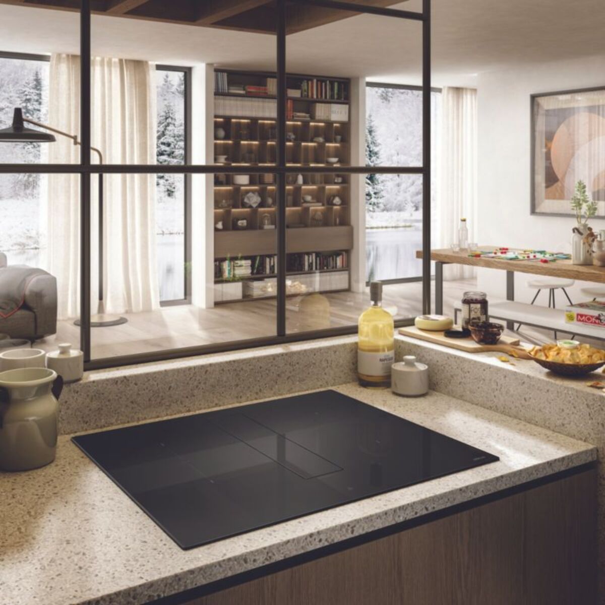 Plaque induction aspirante ELICA NIKOLATESLA FIT PRO 60 recyclage